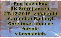 Hráči Štětí nezůstali bez fotbalu ani o vánoční svátky a vyrazili na futsalový turnaj do Lovosic.Nevedli si špatně.