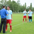 SK Štětí-FK Bílina 6:0  18.6.2016, předávání poháru za vítězství v Ústeckém přeboru 2015-16