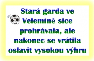 SK Velemín – Sepap Štětí 1:6(1:3) 9. kolo okresní soutěž staré gardy 12. 4. 2024