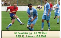 SK Roudnice n.L.-SK Mondi Štětí 5:0 6.2.2013  herně jsme stačili pouze v prvém poločase