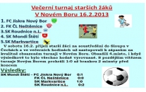 Turnaj starších žáků Nový Bor 16.2.2013
