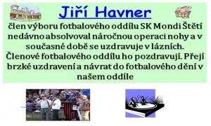 Jirka Havner je v lázních