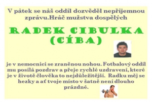 Pozdrav pro Radka Cibulku