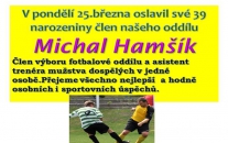V pondělí jeden z členů našeho oddílu oslavil narozeniny