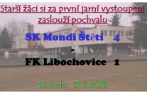 Starší žáci Štětí - Libochovice 4:1 31.3.2013