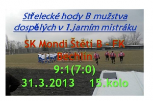 Štětí B - Bechlín 9:1  dospělí