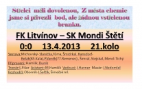 13.4.2013 Litvínov-Štětí 0:0  dospělí