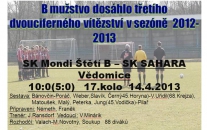 14.4.2014 Štětí B - Vědomice 10:0