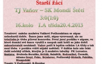 20.4.2013 Vaňov-Štětí 3:0 starší žáci