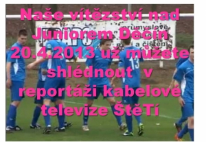 Rozloučení s Pepou Košcem a náš zápas s Děčínem najdete zde