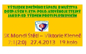 Štětí B- Kleneč 7:1   27.4.2013