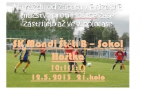 Derby Štětí B - Hoštka 10:1  12.5.2013