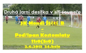 Štětí B -Kostomlaty 11:0 