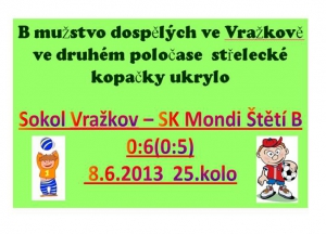 Ve Vražkově se čekalo vyšší vítězství