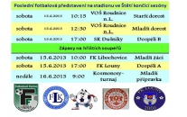 Hrací program sobota, neděle 