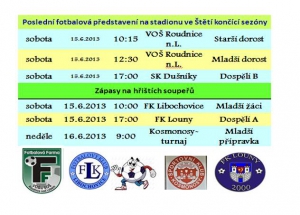 Hrací program sobota, neděle 