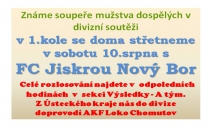 V 1.kole nás prověří Nový Bor 