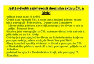 AKTIV ČFL, DIVIZE