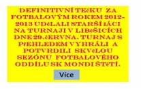 Staší žácí vyhráli turnaj v Libešicích