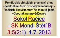 Turnaj v Račicích 4.-5.7.2013