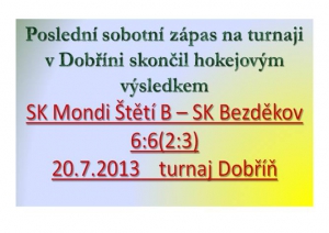 S Bezděkovem jsme se rozešli smírně