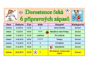 Dorostenci v srpnu zahálet nebudou