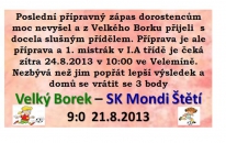 Dorostence zítra 24.8.2013 čeká start do nového ročníku