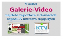 Reportáže z domácích zápasů A mužstva na videu