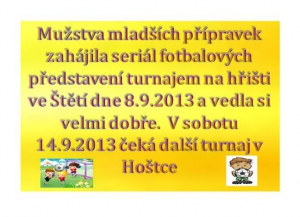 Turnaj mladší přípravky ve Štětí přilákal na hřiště početnou diváckou kulisu 