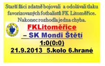 Brankové chudé utkání starších žáků v Litoměřicích