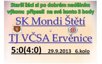 starší žáci mají v tabulce po vítězství nad Ervěnicemi 8 bodů