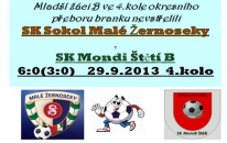 Okresní přebor mladších žáků pokračoval 4.kolem