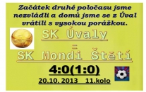 Smutný víkend mužstev dospělých završil A tým nepřesvědčivým výkonem v Úvalech