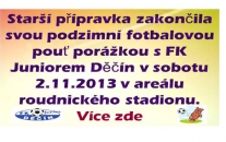Spolupráce s SK Roudnicí n.L. se na podzim v krajském přeboru osvědčila