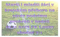 Starší ani mladší žáci si v posledním podzimním kole nebodovali