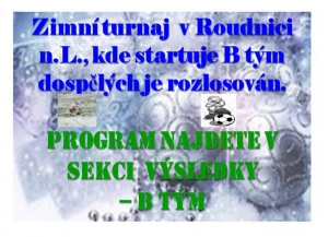 Turnaj v Roudnici rozlosován