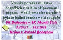 Ani v letošním 2.vystpoupení jsme dobrý výkon nepodali.