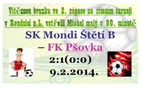 V zápase na umělé trávě v Roudnici padaly branky až ve druhém poločase