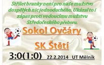 Střelcký prach mužstva dospělých zůstal proti Ovčárům uschován