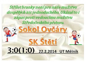 Střelcký prach mužstva dospělých zůstal proti Ovčárům uschován