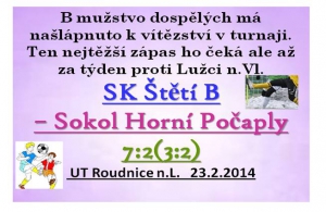 Skóre lepší než výkon na hřišti