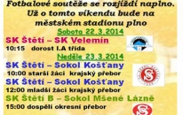 Pozvánka na měststký stadion ve Štětí
