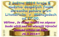 Ukončení činnosti Travčic B znamená náš postup do finále oékresního poháru