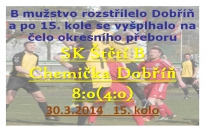 Nejvyšší letošní vítězství B mužstva