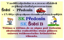 Neděle odpoledne slibuje hezkou fotbalovou podívanou