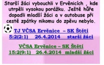Žákům se v Jirkově proti Ervěnicím nedařilo