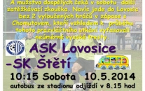 Okresní derby je na progranu v sobotu 10.5.2014