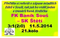 Mladší žáci v Souši hledali přesnou mušku 