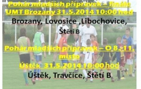 Poslední květnovou sobotu jsou na programu pohárové turnaje mladší přípravky