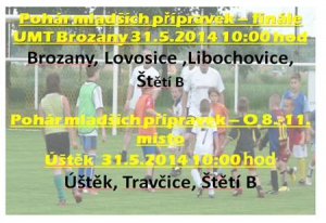 Poslední květnovou sobotu jsou na programu pohárové turnaje mladší přípravky